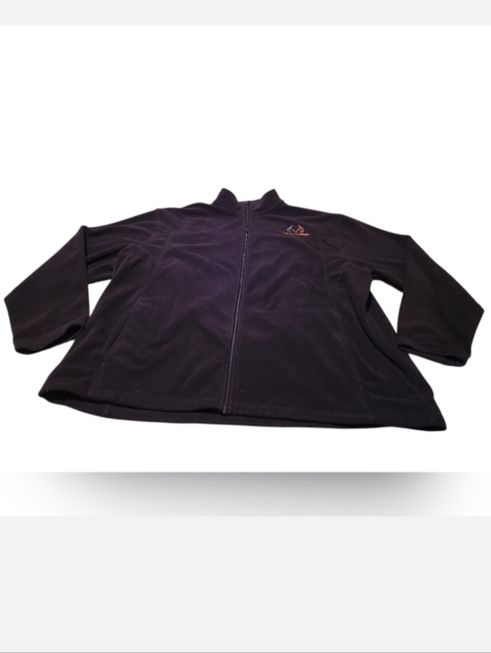 Men's 3XL Realtree By RZO Mens Black Fleece Full Zip Jacket